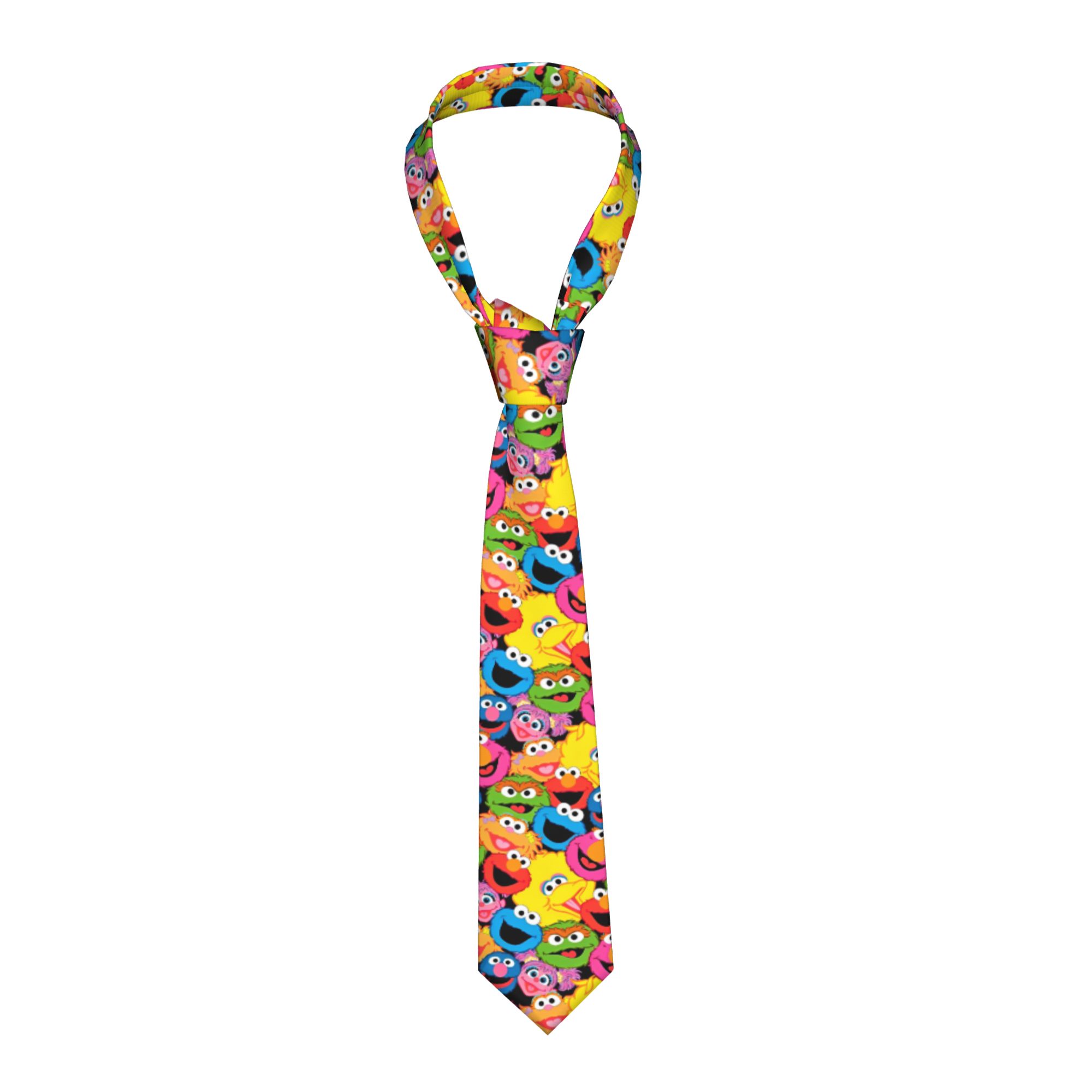 Men Accessories Wedding - Dasi Kartun Komedi Sesames Streets 8