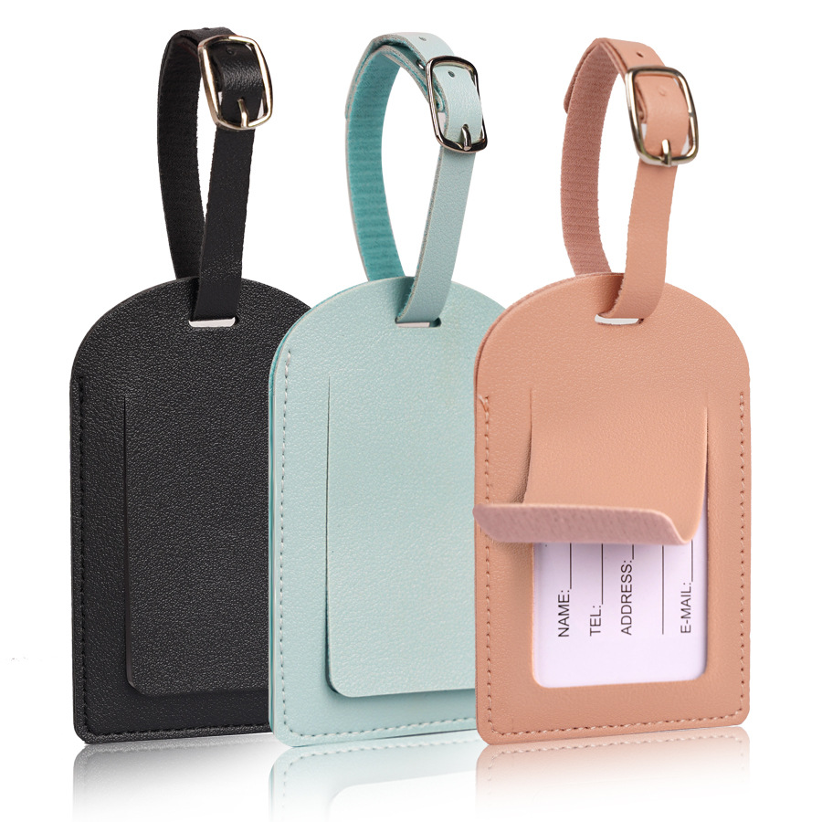 Men'S Accessories Holder - Tag Bagasi Wanita Pria Kulit PU