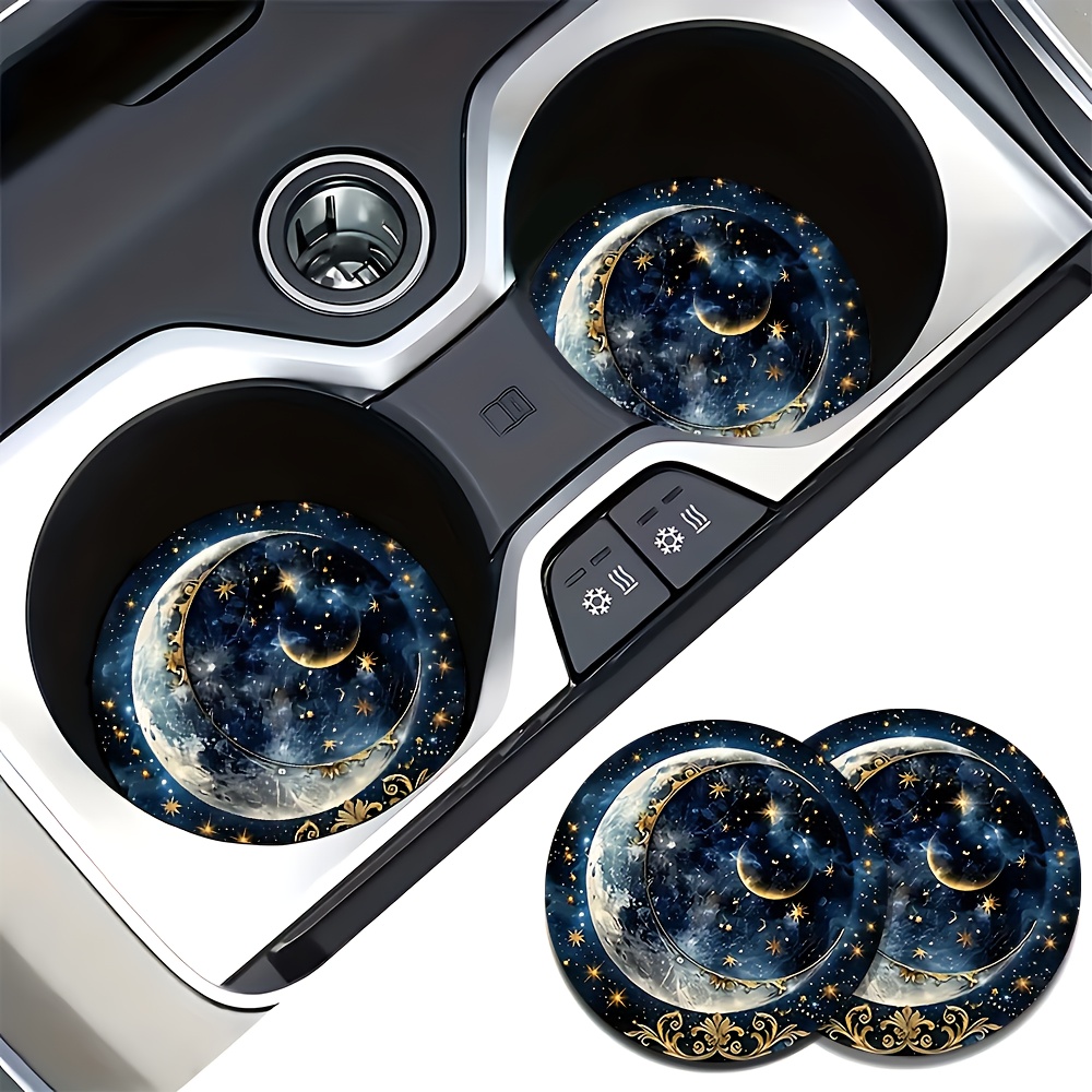 Men Accessories Box - 2 Buah Tatakan Gelas Mobil Starry