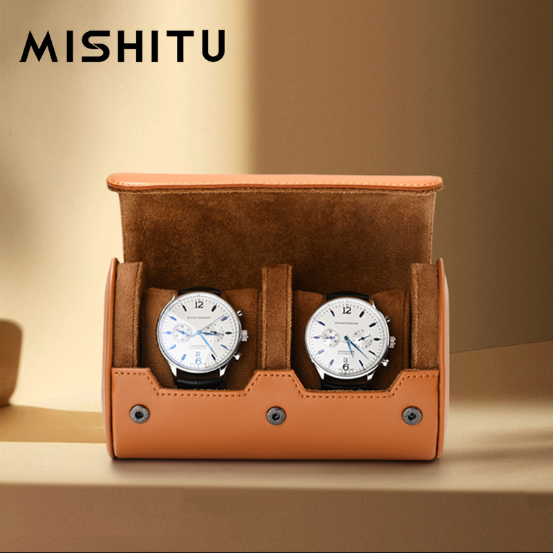 Men Accessories Box - MISHITU 1/2/3-Slot Tas Travel Gulungan Penyimpanan