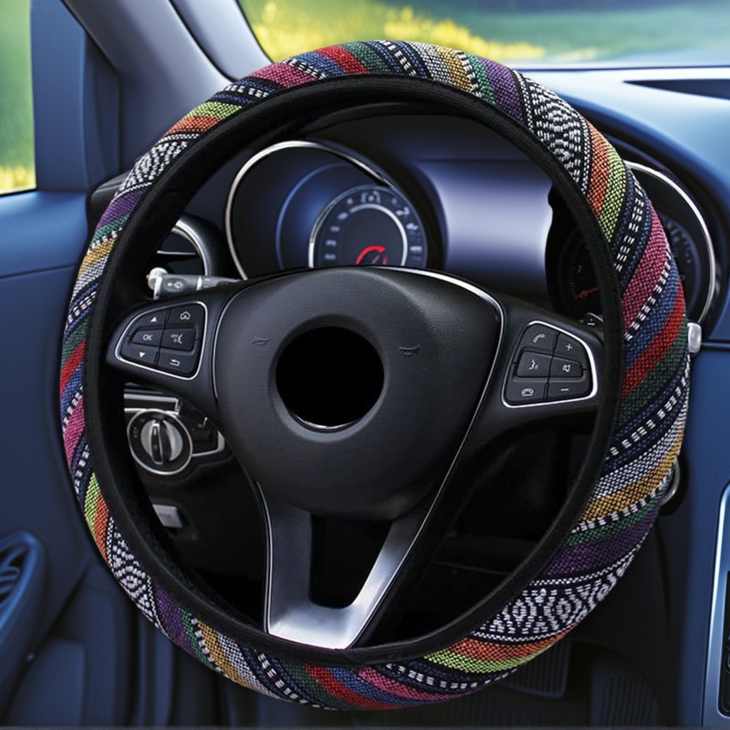 Men Accessories Ethnic - Penutup Roda Kemudi Mobil Elastis Gaya