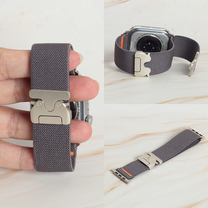 Men Accessories Website - Tali Nilon Elastis Jahitan Oranye Fashion