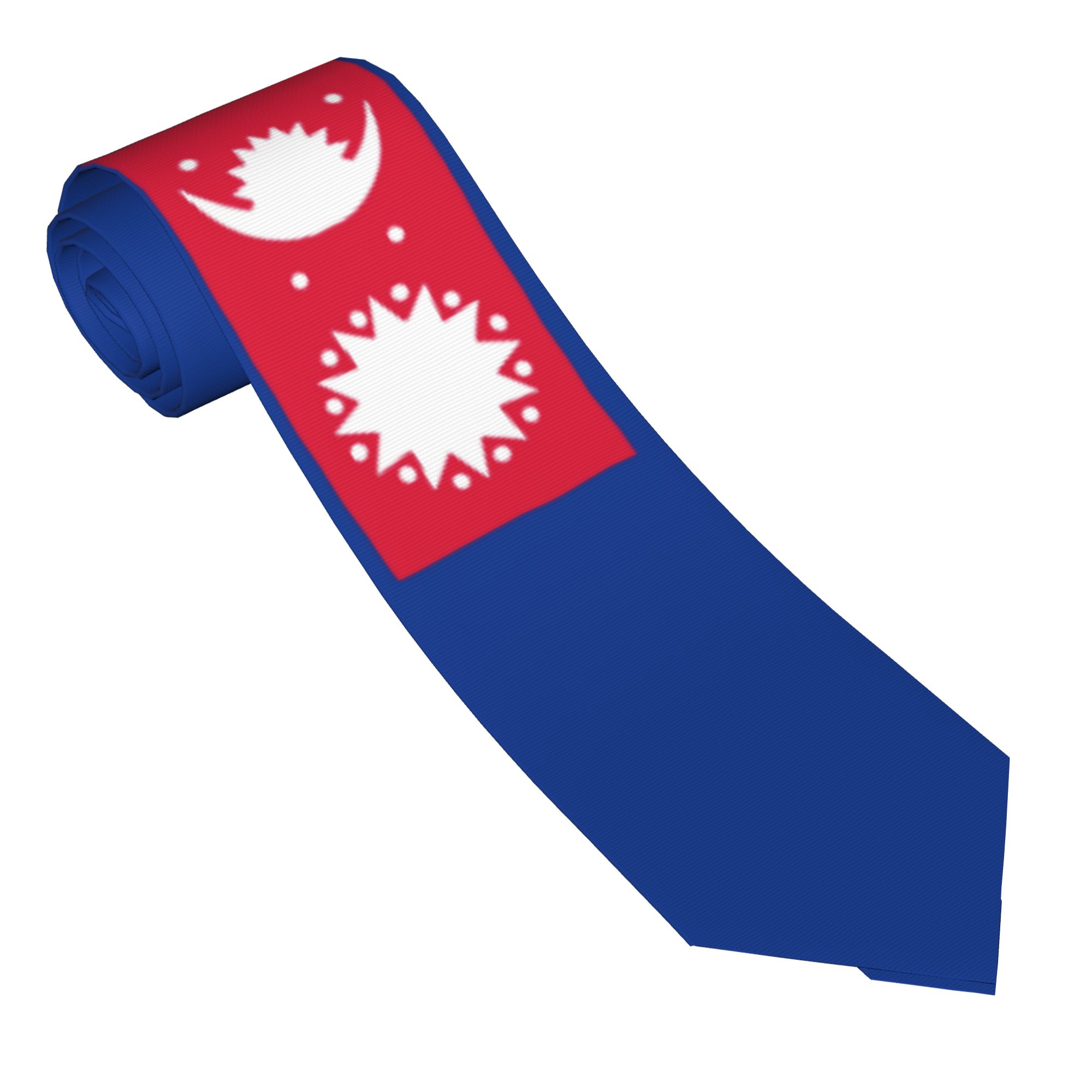 Men Accessories Nepal - Dasi Bendera Nasional Nepal Dasi Leher