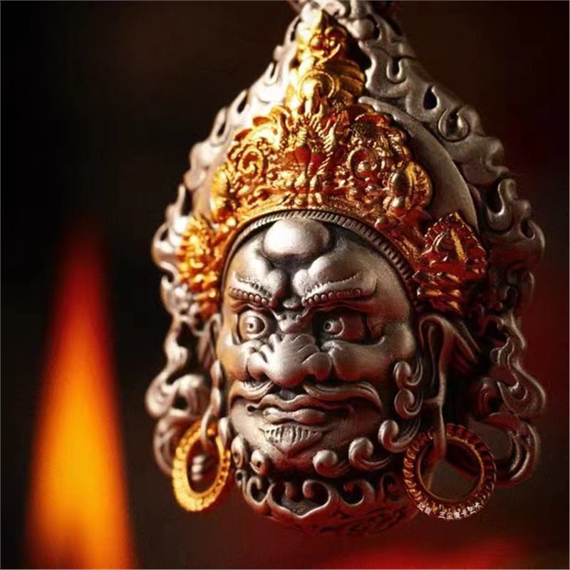 Men Accessories Ethnic - Liontin Jambhala Kuning Berkat Perhiasan Pria