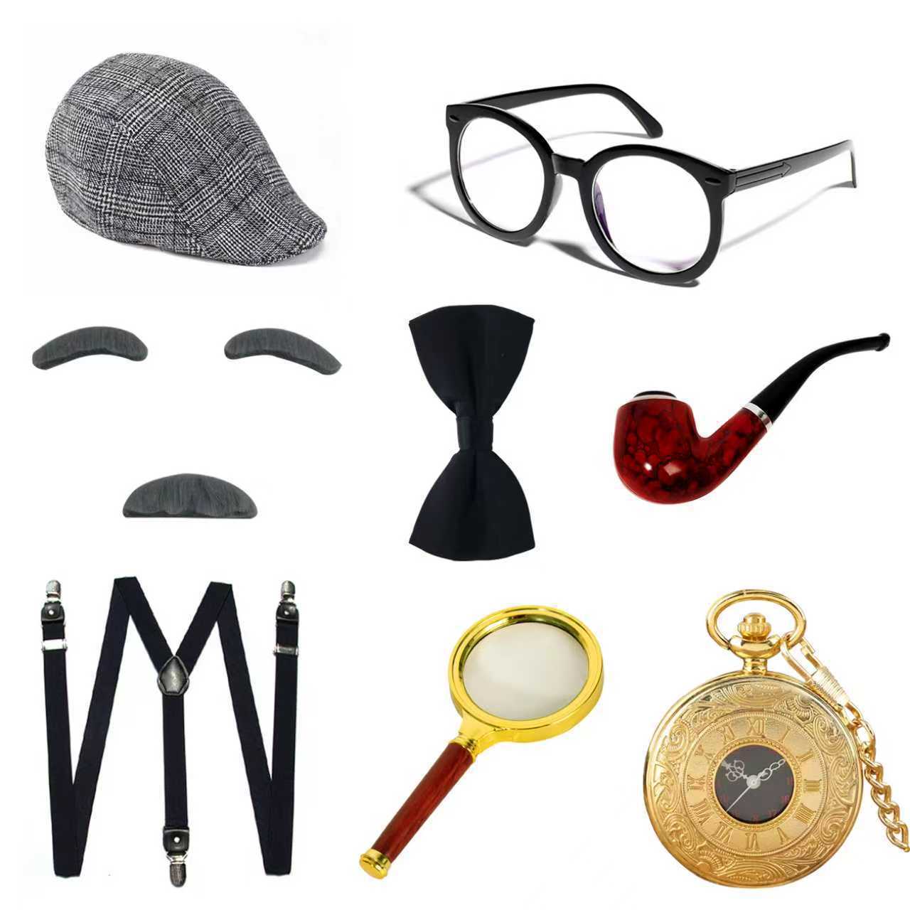 Men Accessories Hat - Aksesoris Kostum Pria Tua Festival Halloween,