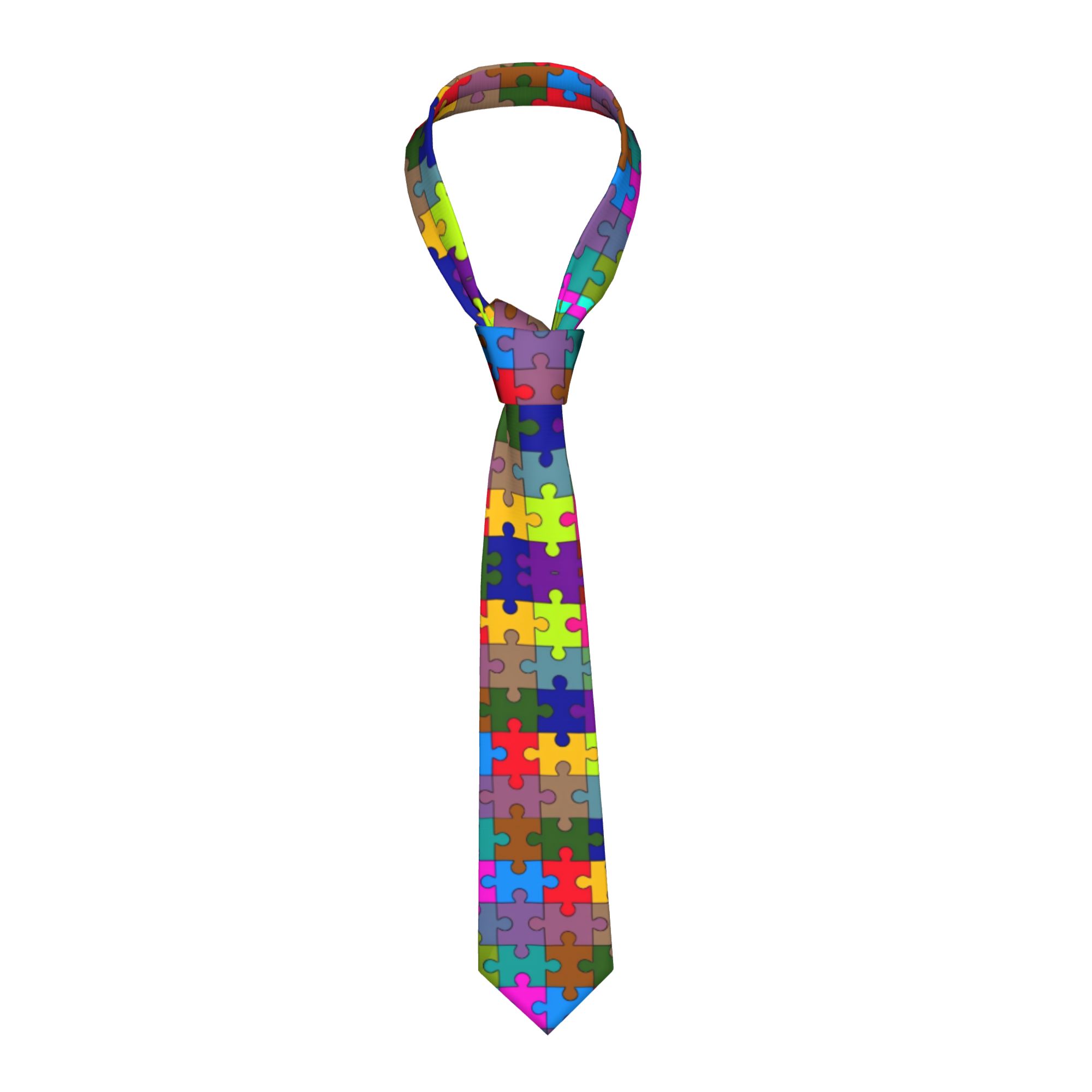 Dasi Puzzle Gradien Gelap Dasi - Men Accessories Wedding ulasan dan harga