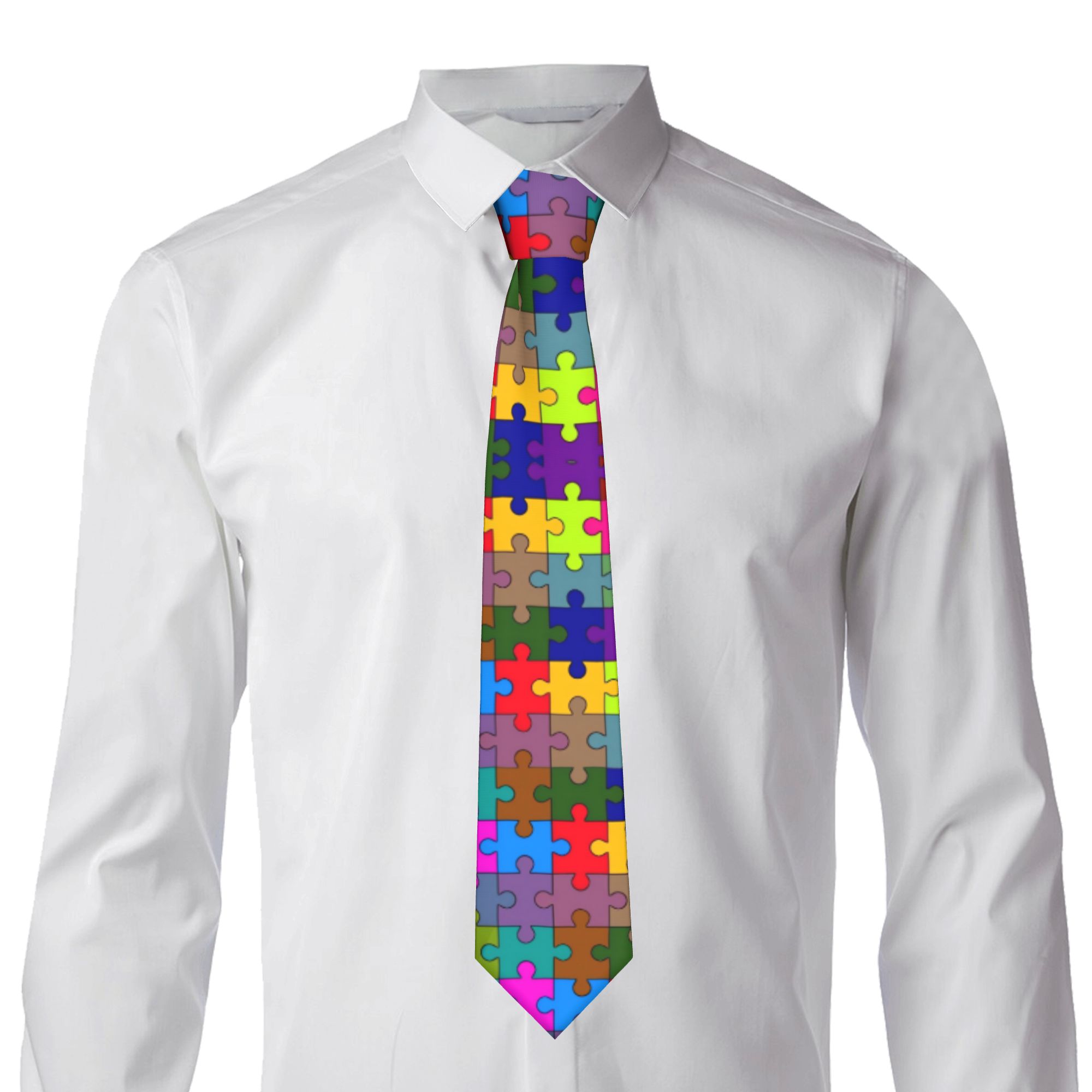 Dasi Puzzle Gradien Gelap Dasi - Men Accessories Wedding ulasan dan harga