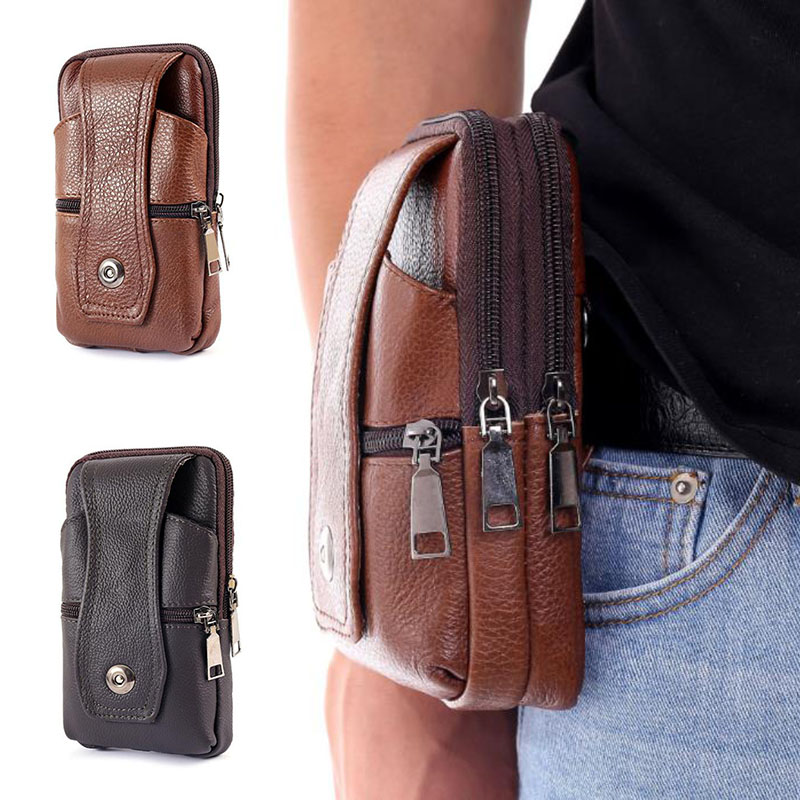 1 Buah Tas Sabuk Ponsel Pria,  - Men Accessories Box ulasan dan harga