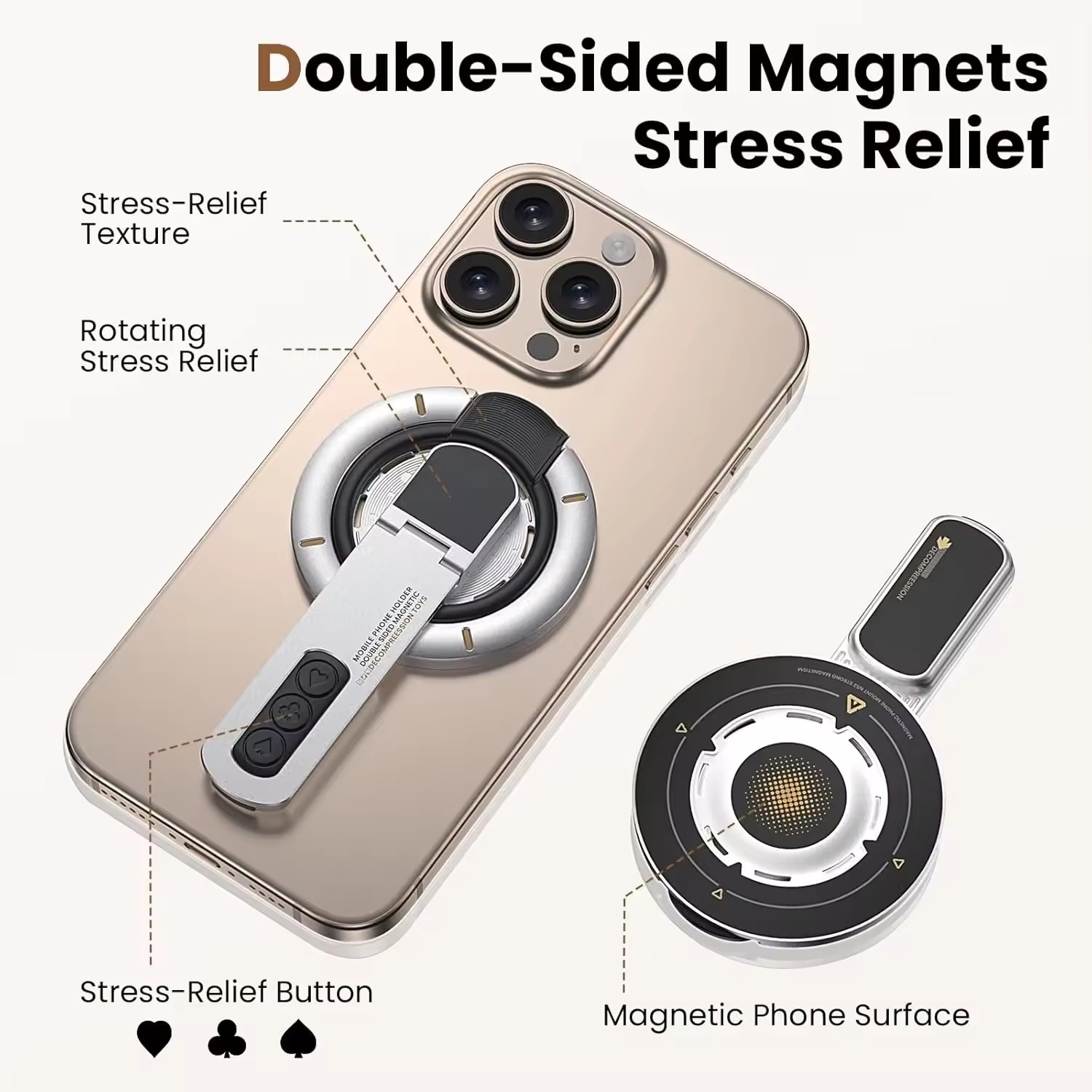 Penyangga Cincin Magnetik Dua  - Men'S Accessories Holder ulasan dan harga