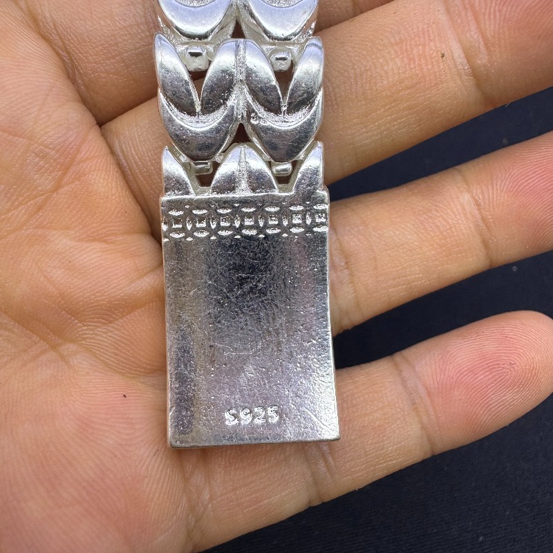 Gelang Rantai Perak Motif Hari - Men Accessories Nepal ulasan dan harga