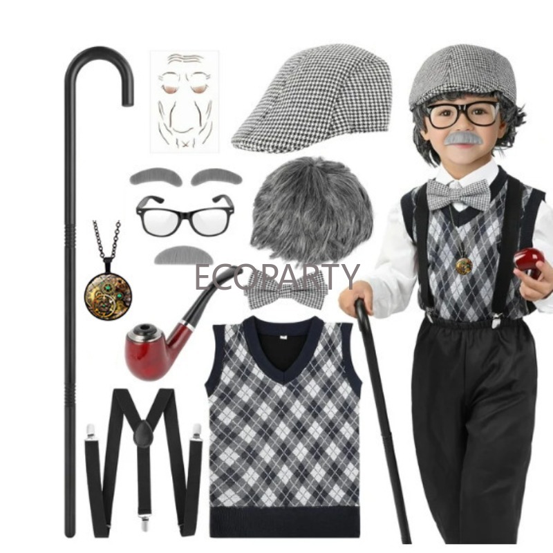 Kostum Sekolah 100 Hari Anak B - Men Accessories Hat ulasan dan harga