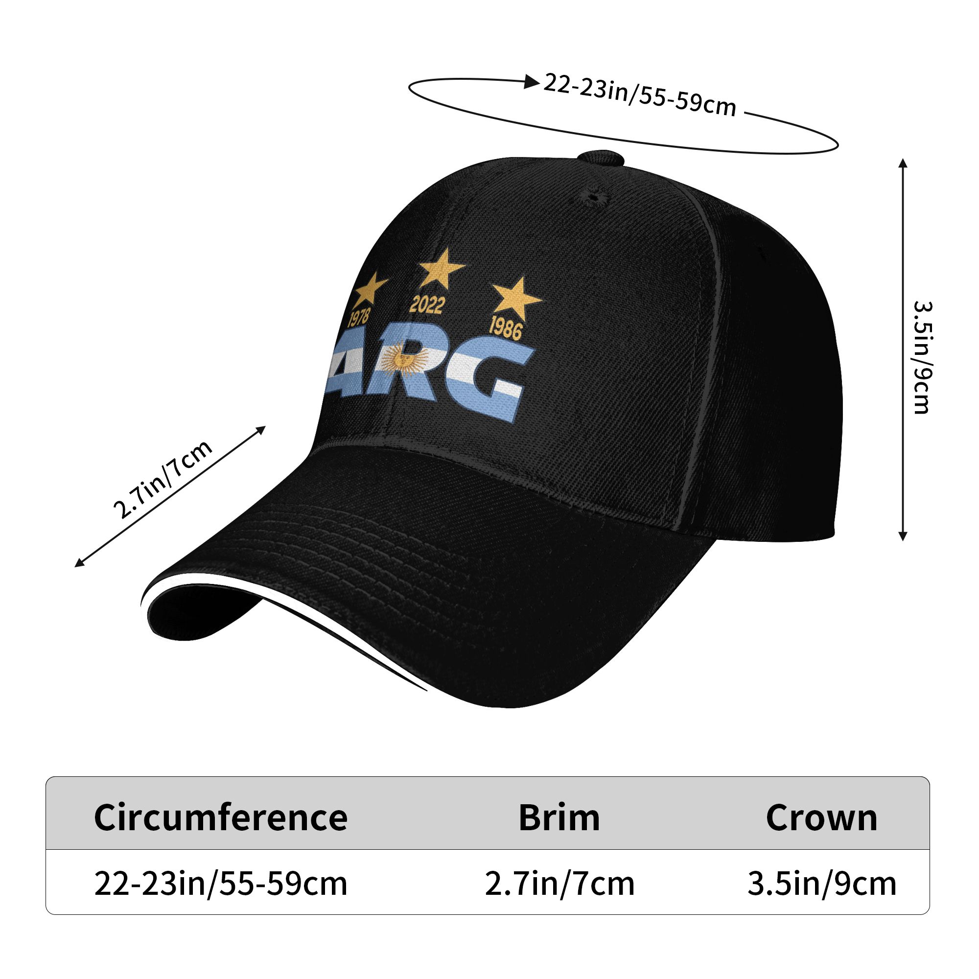 Topi Bisbol Bendera Argentina  - Men'S Accessories On Sale ulasan dan harga