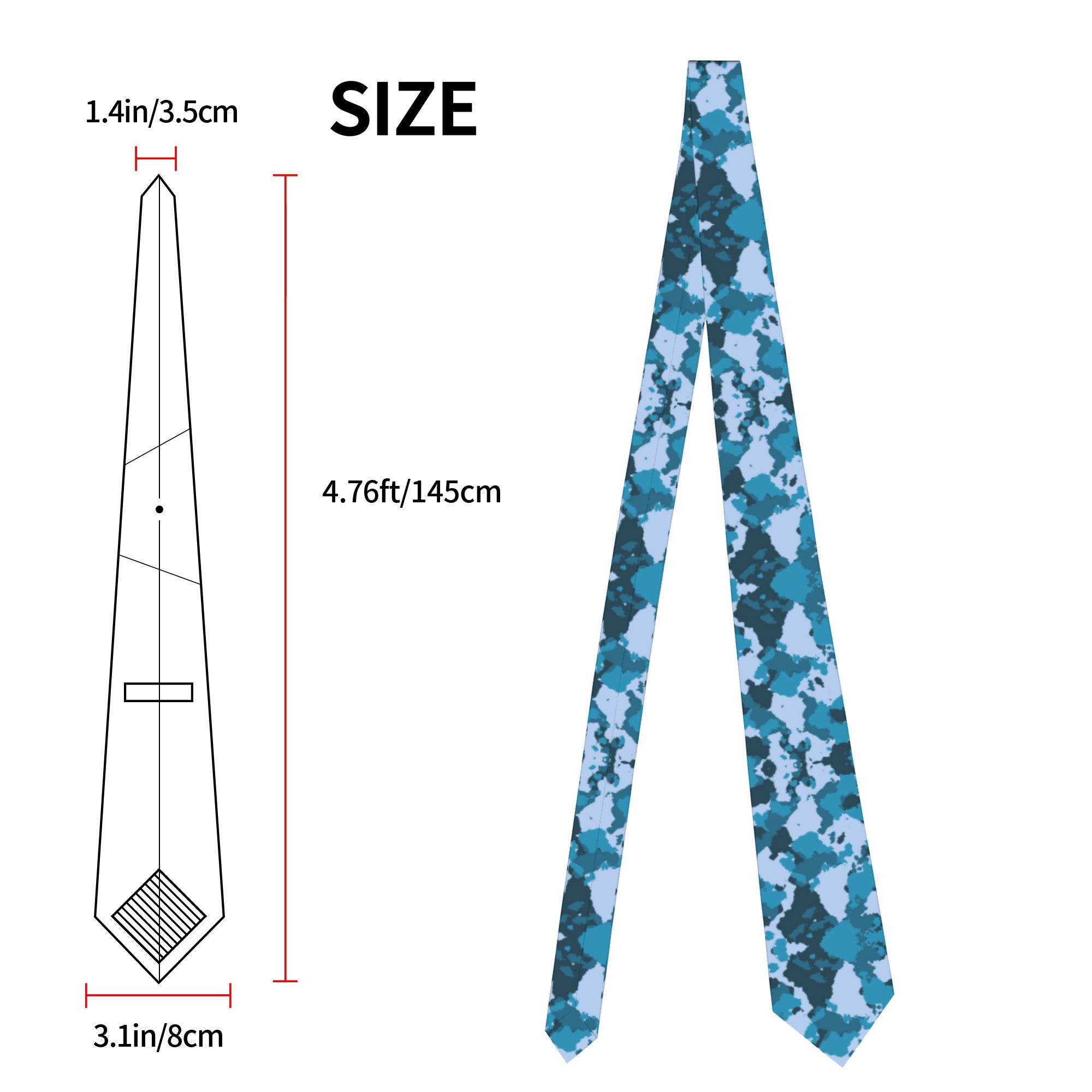 Dasi Pria Motif Kamuflase, Pol - Men Accessories Wedding ulasan dan harga