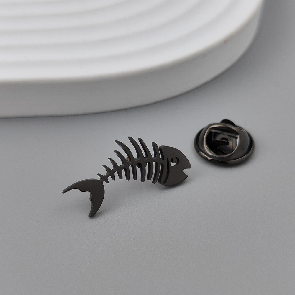 Lencana tulang ikan kreatif be - Men'S Accessories Gift Set Branded ulasan dan harga