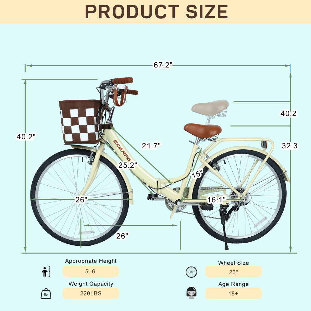A26285B Sepeda Lipat Kota 26 I - Men'S Accessories Holder ulasan dan harga