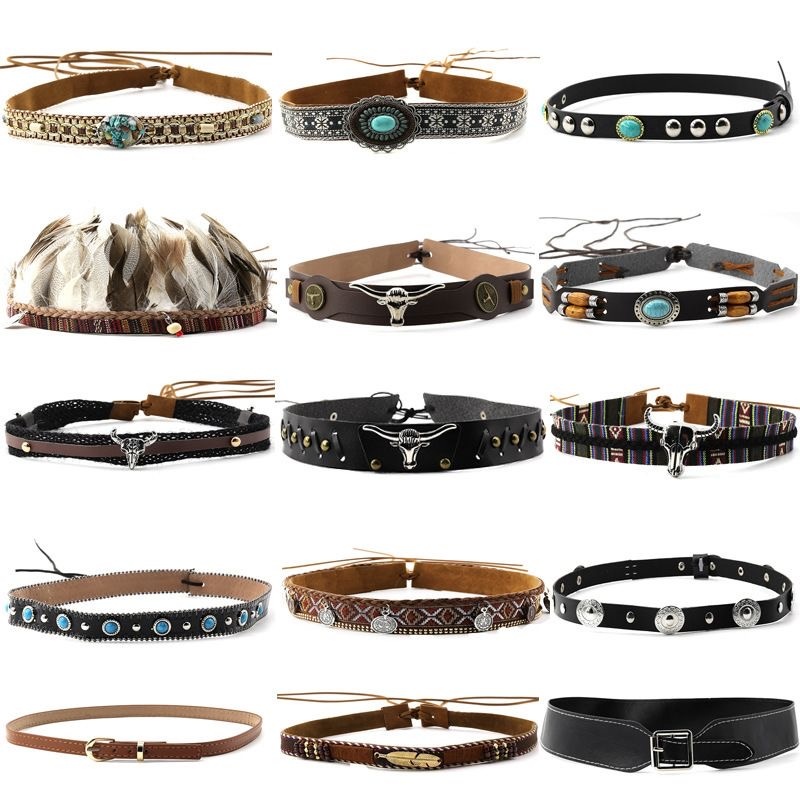 Sabuk Gaya Etnik Retro, Ikat K - Men Accessories Ethnic ulasan dan harga