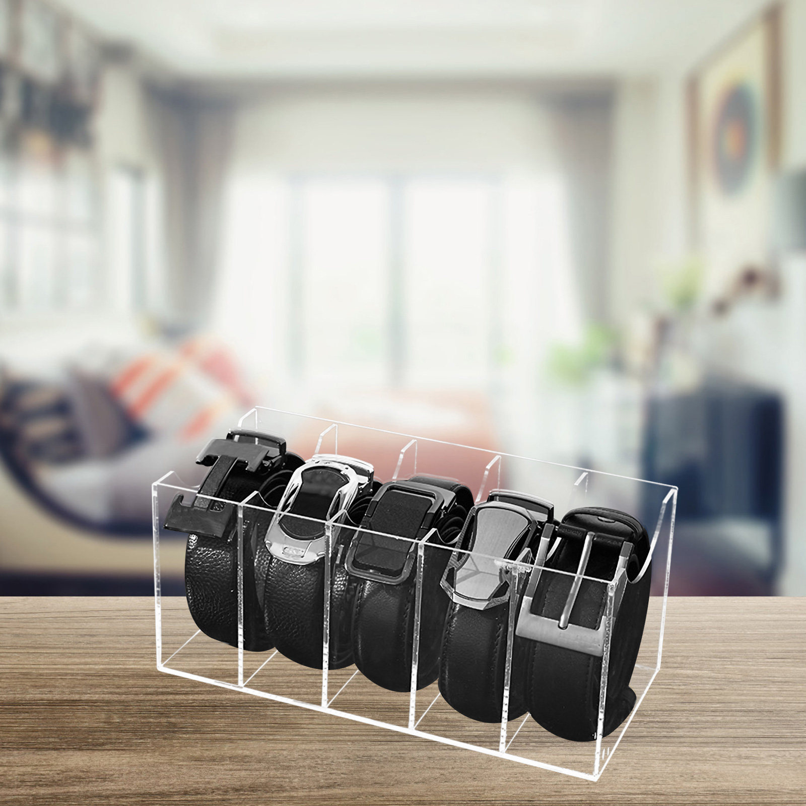 Kotak Penyimpanan Akrilik Tran - Men Accessories Box ulasan dan harga