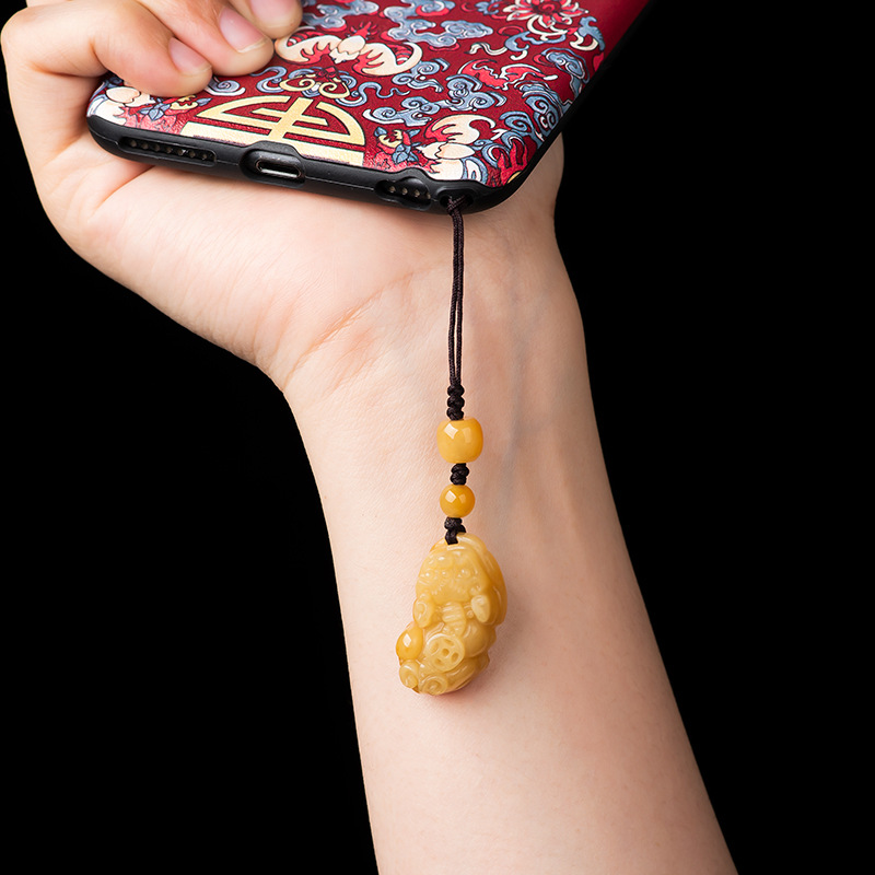 Gantungan Kunci Kuning Giok Al - Men Accessories Ethnic ulasan dan harga