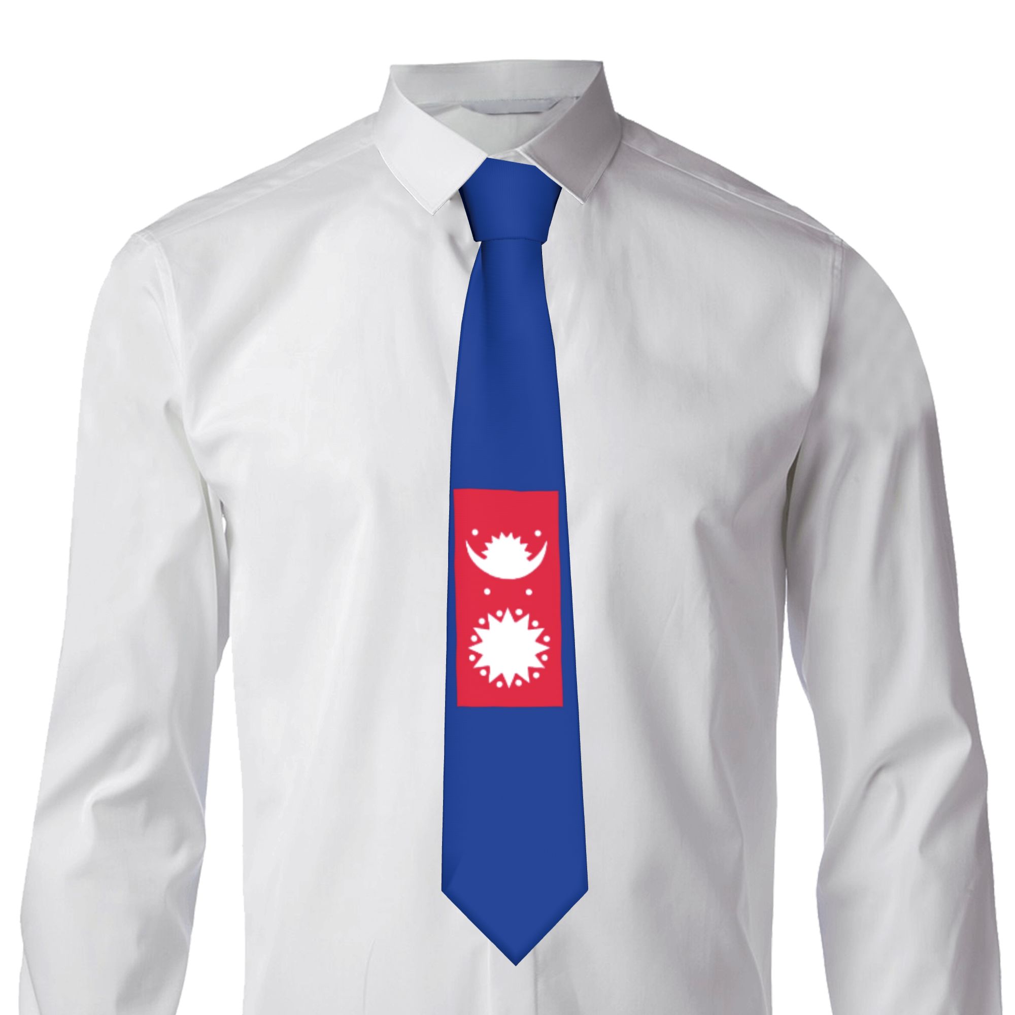 Dasi Bendera Nasional Nepal Da - Men Accessories Nepal ulasan dan harga