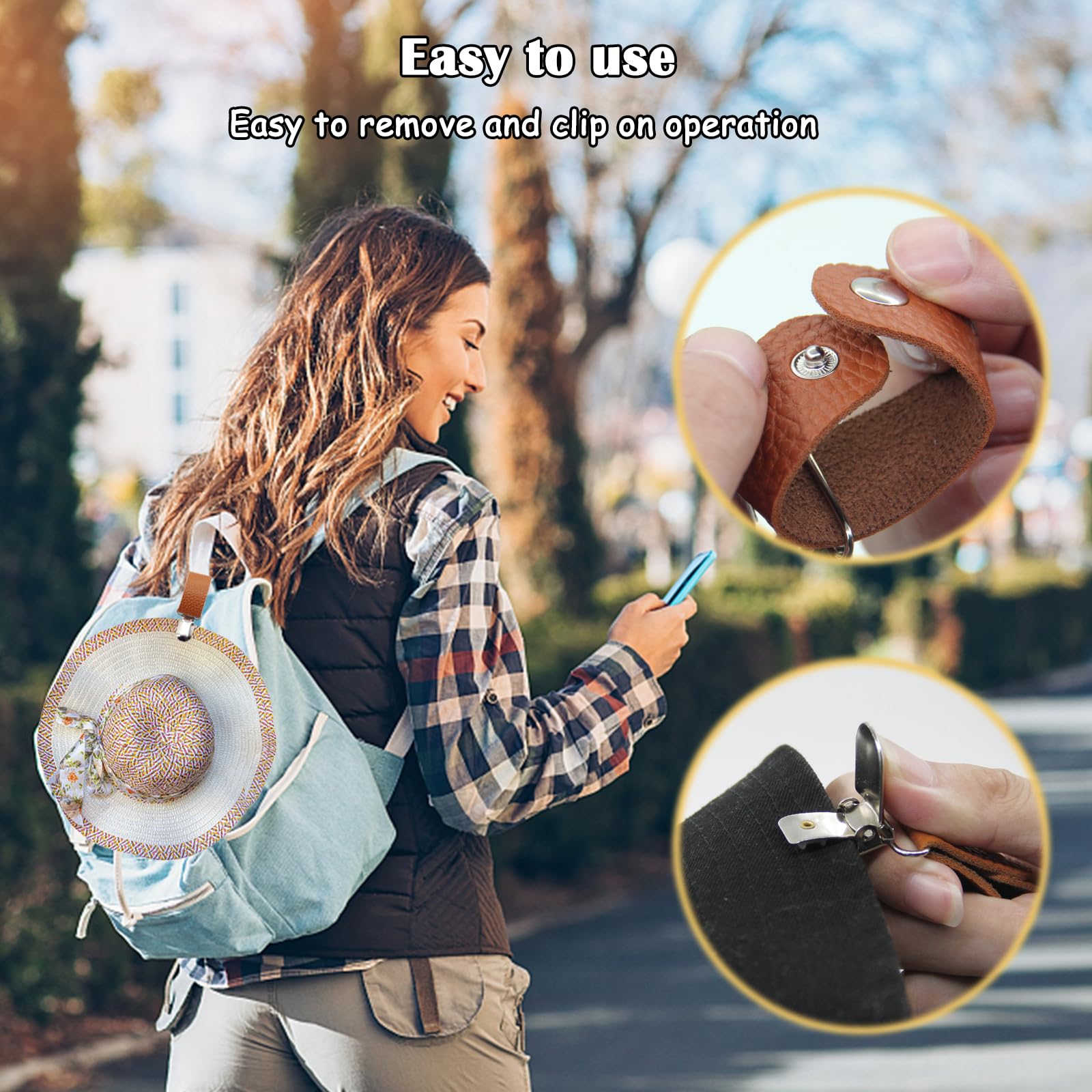Penjepit Topi Kulit PU untuk P - Men'S Accessories Holder ulasan dan harga