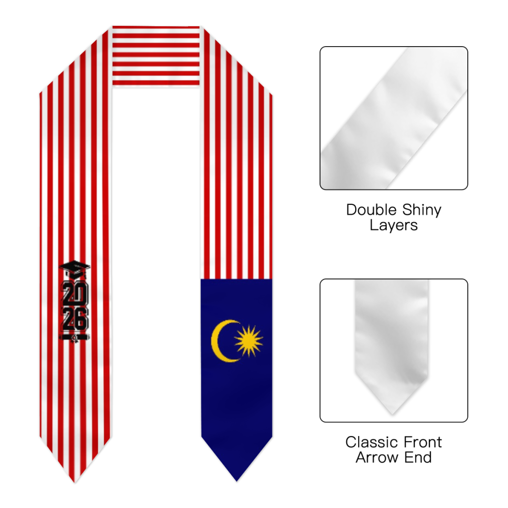 Selendang Wisuda Bendera Malay - Men'S Accessories Malaysia ulasan dan harga